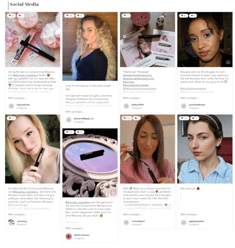 DOUGLAS BEAUTY TESTER Douglas Marketing Solutions