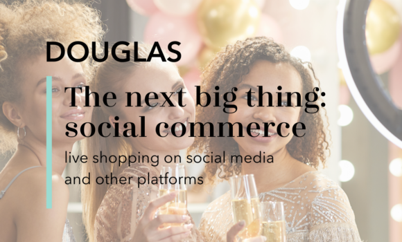 Titelbild mit Schriftzug - The next big thing social commerce